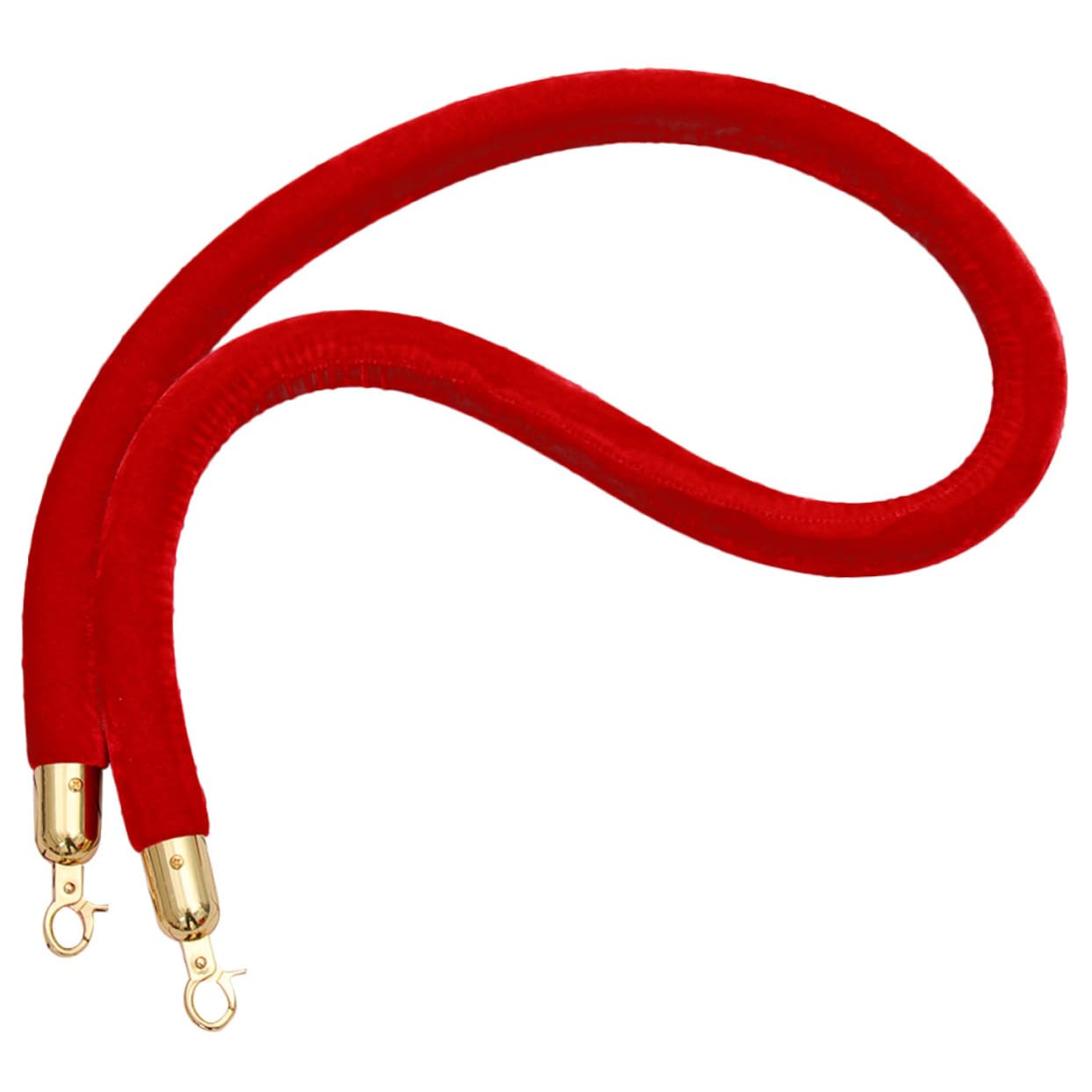 Yardenfun Concierge Post Lanyard Rope Guardrail Lanyard Stanchion Rope for Crowd Control Stanchions Crowd Control Rope Queue Barrier Rope Seat Queue Rope Safety Lanyard Guard Bar Rope Velvet