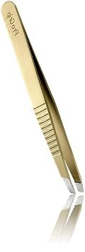 Rubis Tweezers Classic Progrip Gold - 1K103PGOLD,Rubis Switzerland Swiss Made World Renowned Precision