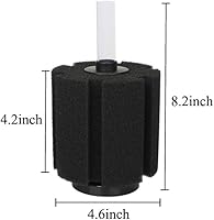 Vista 2 de ALEGI Kit de filtro de esponja bio para acuario para tanque de peces de camarones Betta de 40-80 galones