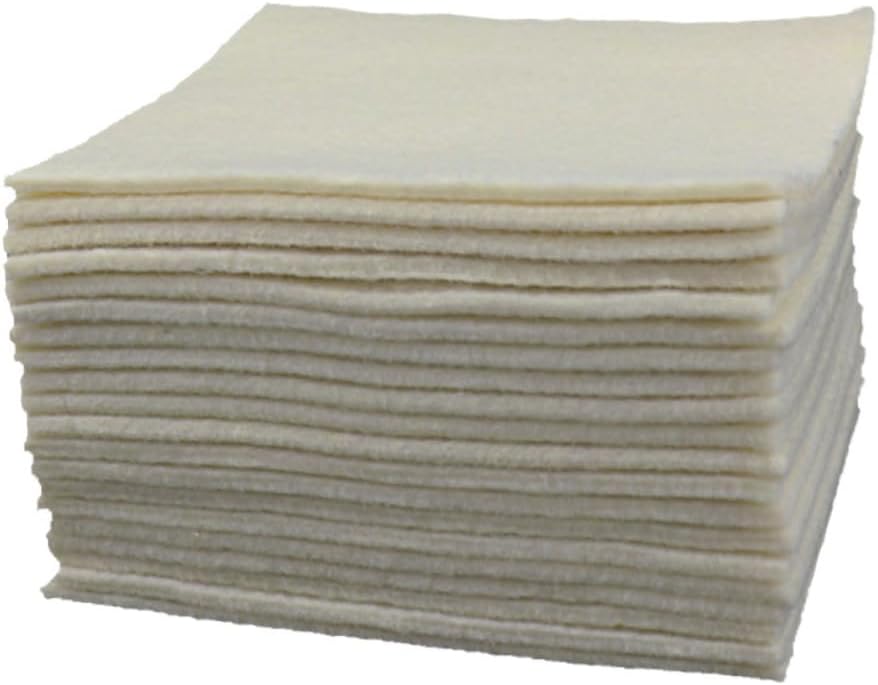 LALAFINA 20pcs Perm Insulation Cotton Insulation Hair Mat Hairdressing Accessories Insulation Mat - Pad Wool Composite Fiber Hair Care Product Dedicated