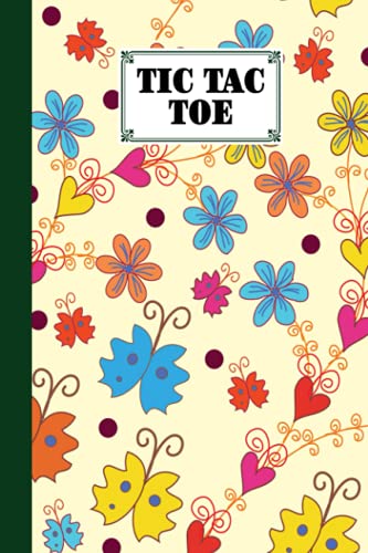 Tic Tac Toe: Games Fun Activities for Kids / Paper & Pencil Workbook for Games, Smart gifts for Family | Vintage Floral Cover by Herbert Heinrich image 2