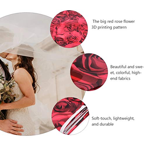 Painéis de parede com flores artificiais em 3D para fotografia de parede floral rosa Amosfun para ca