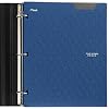 Five Star 2-Pocket Folder, Plastic Folder with Stay-Put Tabs, Fits 3-Ring Binder, Holds 8-1/2 x 11 Paper, Pacific Blue (333420C-ECM)