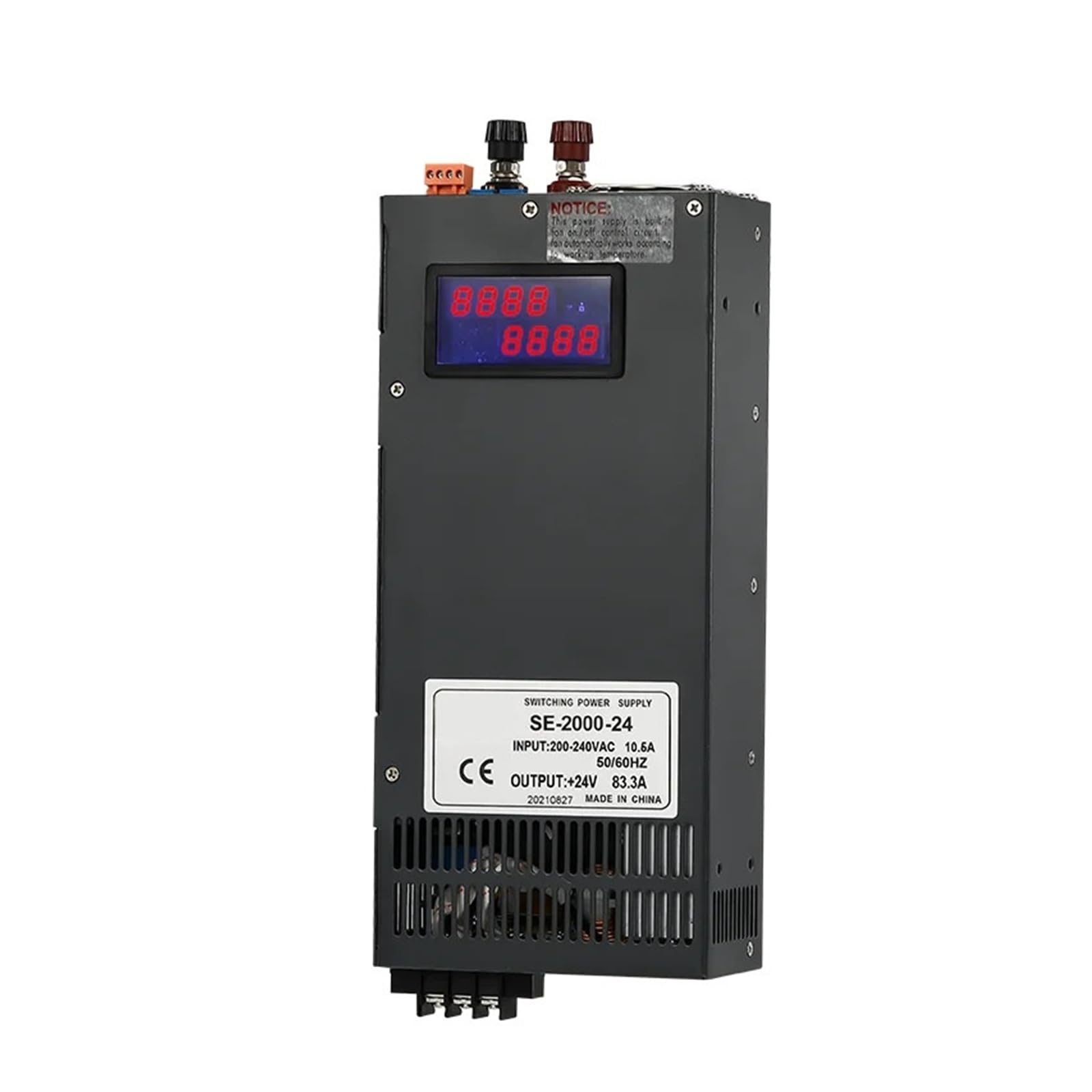 Regulowany zasilacz impulsowy o mocy 2000 W DC, od 0 do 15 V do 400 V