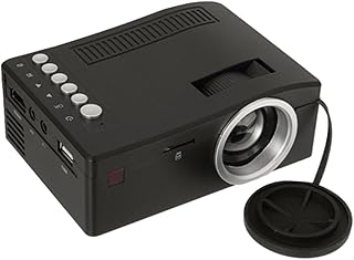 LED Projector 1pc Projector Mini Portable Projector Projection Machine Cinema Media Player Home Theater Household Player Black Family Cinema Projector