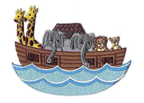 Noah's Ark - Bible - Scripture - Bible School - Iron On Applique Patch #TOP1