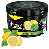 Hydro Hookah Flavors, Nicotine-Free - Signature Hookah Flavor Blends, Delicious Shisha Hookah Flavors Nicotine Free and Tobacco Free, Alternative to Hookah Tobacco, 250g [Lemon Mint]