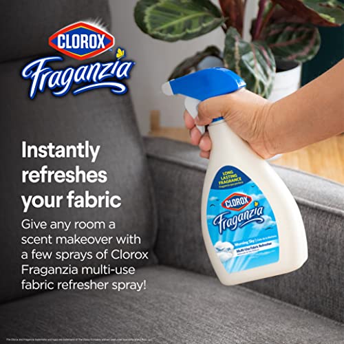 Image of Clorox Fraganzia Refresher Spray 22oz Morning Sky | Multi-Use Fabric Refresher Spray in Morning Sky Scent | 22 Ounce Fabric Spray, Room Freshening Spray (Pack of 2)