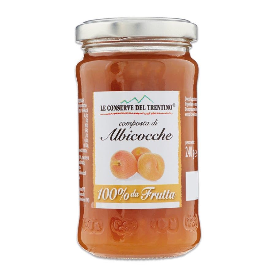 Compota albaricoque 240 g I Las conservas del Trentino