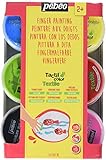 El surtido incluye 6 Tacticolor textiles 100 ml frascos : Amarillo, rojo, azul , verde claro , negro, blanco, y una nota