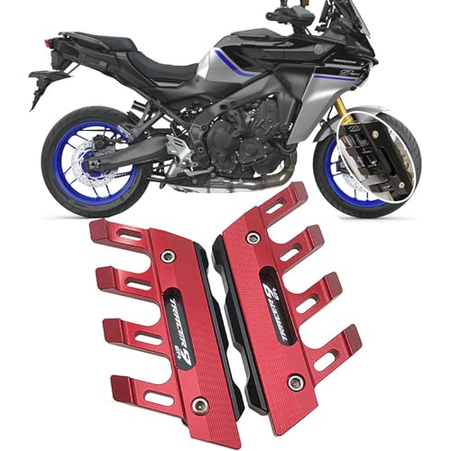 ShiBinJP For TRACER 9 GT+ Y-AMT ABS �g���[�T�[9 GT+ Y-AMT ABS 2026 �I�[�g�o�C�̃t�����g�t�H�[�N�v���e�N�^�[�t�F���_�[�K�[�h�A�N�Z�T���[�t�F���_�[�ɓK���Ă��܂� (���b�h) [���s�A���i]
