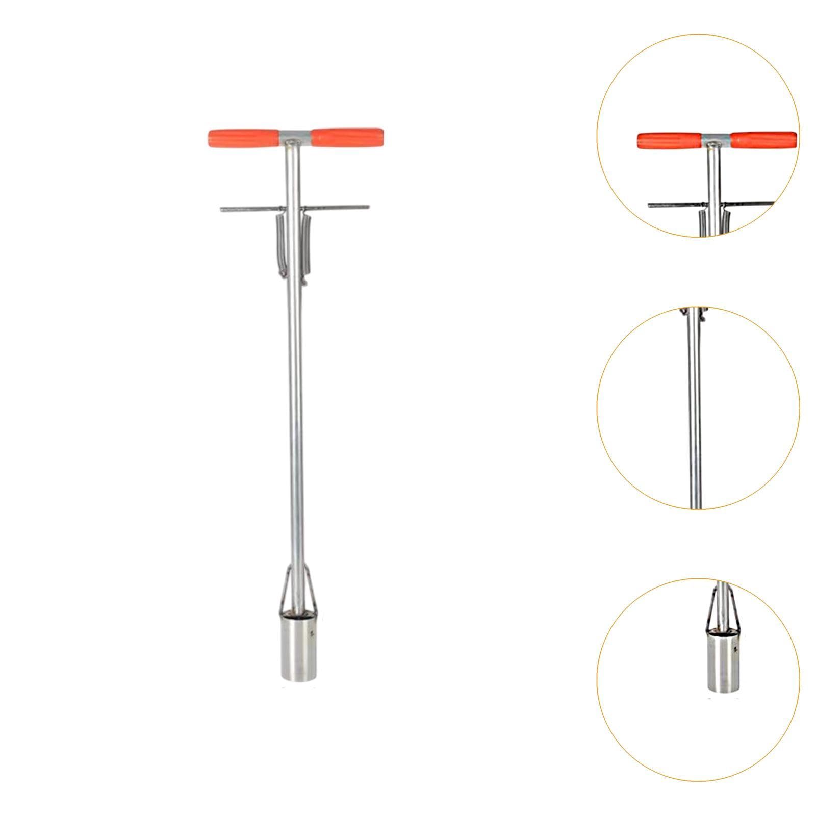 Qianly Plug Garden Tool Bulb Planter Planter Manual Transplanter Soil Sampleur pour Digging Backyard, 5 Cm de Diamètre