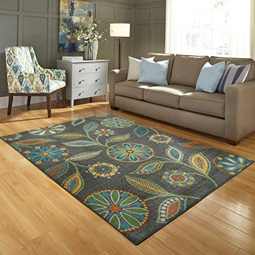 Maples Rugs Reggie Floral Area Rugs For Living Room & Bedroom [Made In Usa], Multi, 7 X 10 #TOP1