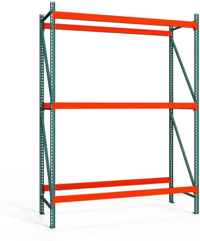Shelving Inc. 48" d x 96" w x 144" h 3-Tier Teardrop Pallet Rack ...