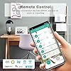 ZigBee Smart Power Strip Surge Protector,Smart Fast Charge, 4 Individually Controlled Outlets, Compatible with Alexa Google Home Phiilps HUE, Black
