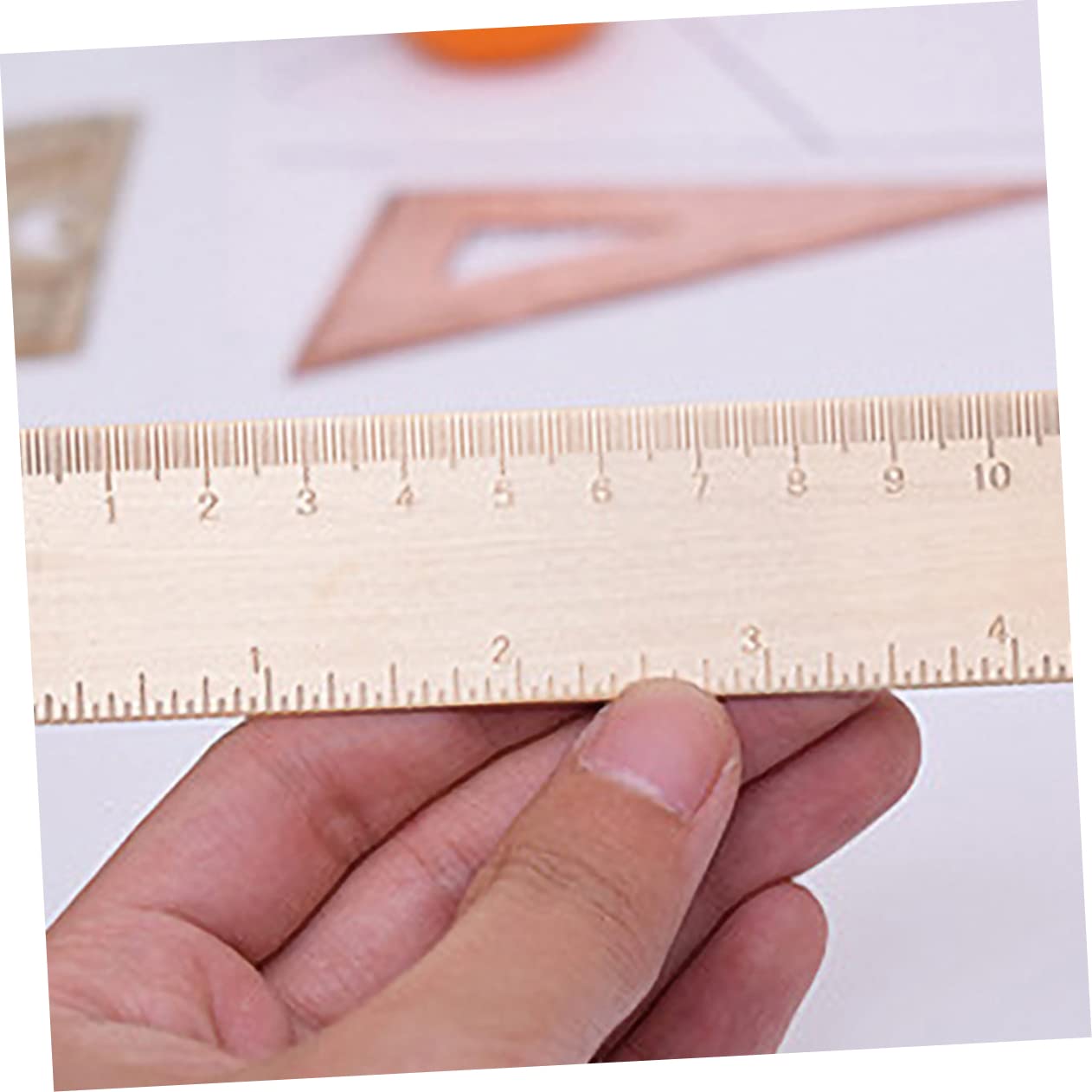 Ciieeo 3ensembles Set De Règles Triangulaires Outils De Mesure Géométrique Avec Rapporteur Et Règle Droite Pour Architecture Et Dessin Techniques