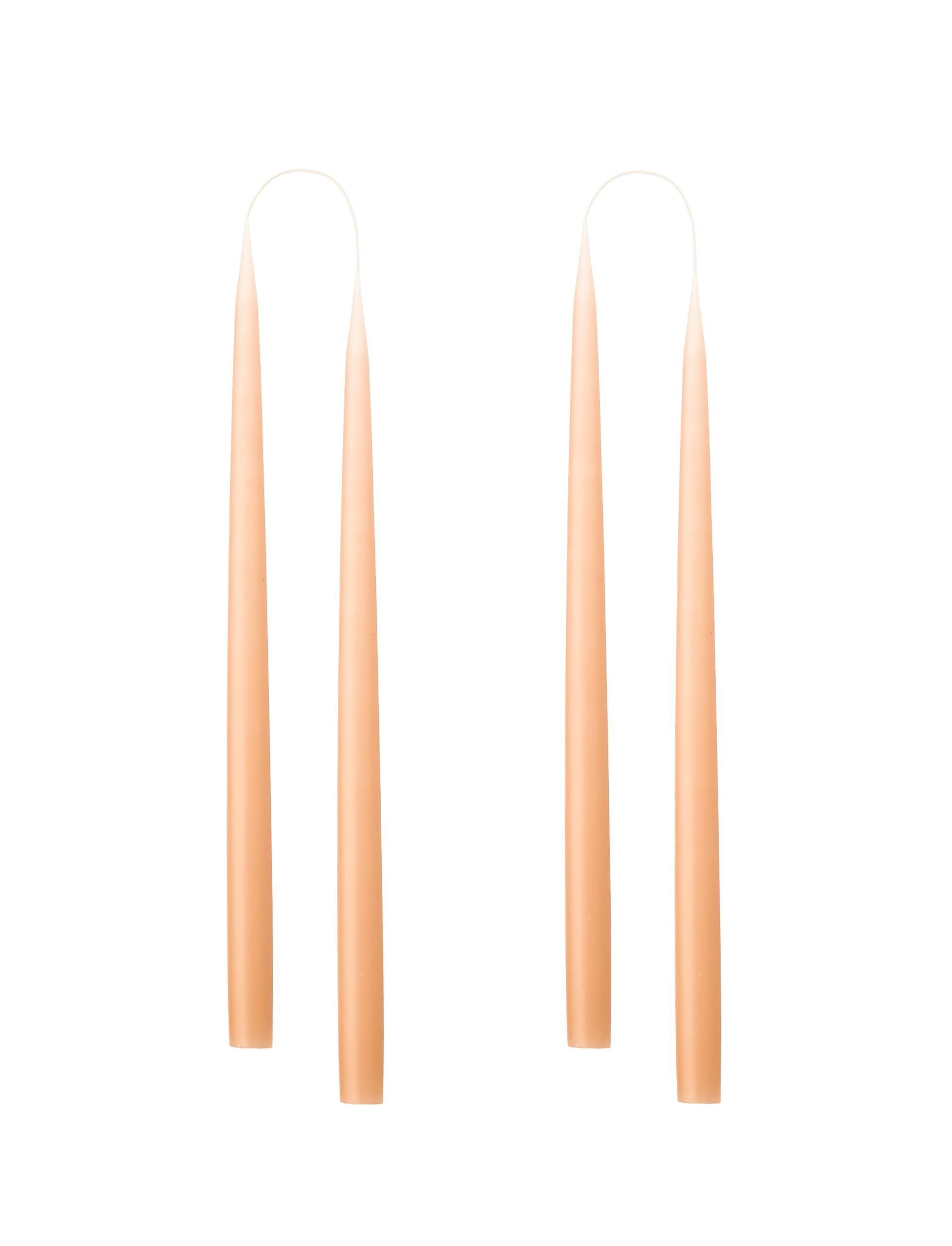 Kunstindustrien® Tapered Candles, Made in Denmark, 42 Colours Available, Dripless & Smokeless Dinner Candles