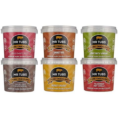 Mr Tubs Mixed Flavours Pork Crackling Snack Cover