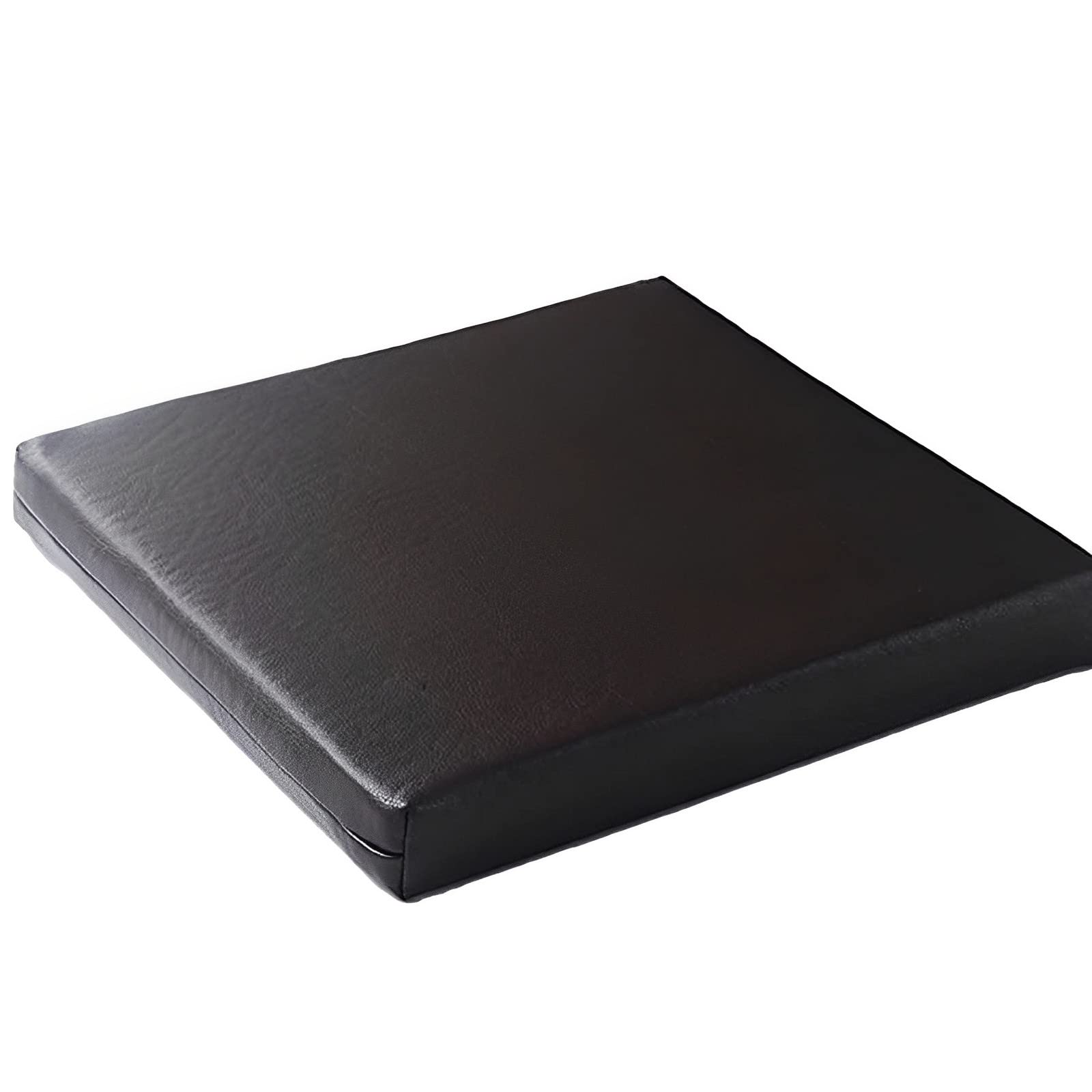 Leather Thick Not-Slip Chair Pads Memory Foam Chair Seat Cushion Removable  Chair Padding for Office Dining Chair(Black 40cm/16in)