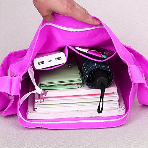 Image of Lify Women's Retro Large Size Canvas Shoulder Bag Hobo Crossbody Handbag Casual Tote - 1 Piece