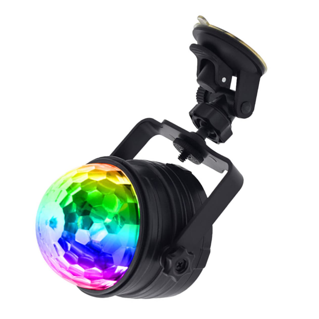 Kisangel 9w Disco Light USB Sound Activated Dj Lighting for Parties Celebrations Home Decor RGB Projection Stage Strobe Effect for Boys and Girls Family Gatherings