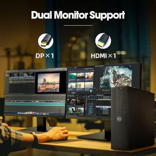 Dell Optiplex 3050 SFF Desktop Computer PC, Intel Quad Core i5-6500 up to 3.6GHz, 16GB DDR4, 256GB SSD, WiFi, 4K Support, DP, HDMI, Windows 11 Pro 64 Bit (Renewed) - 1