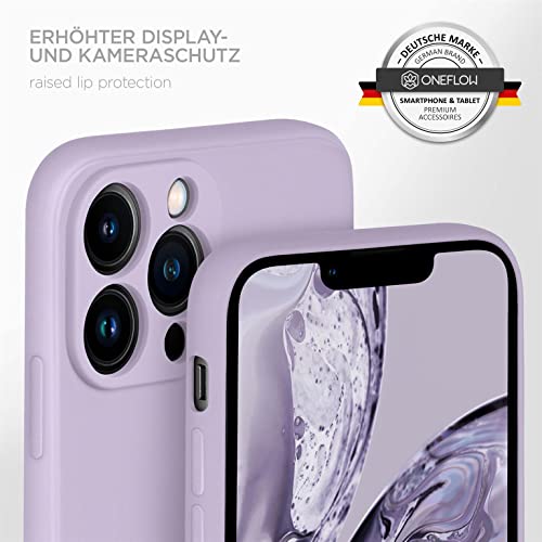 Coque iPhone 13 Pro Max silicone violette protection caméra écran antichoc ONEFLOW