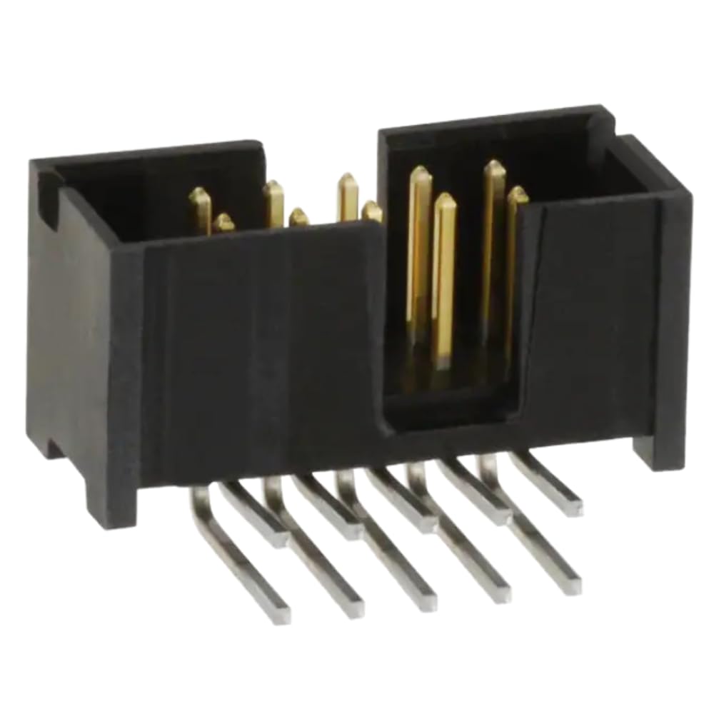 Pack of 4 103311-1 Header Connector R/A 10POS 2.54MM