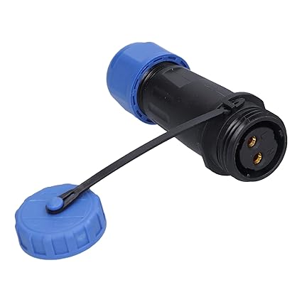 Generic Aviation Plug Socket, 2 Pin IP68 Male Female Industrial Connector 20A Electrical for LED Lighting Equipment for Light Power for Cable