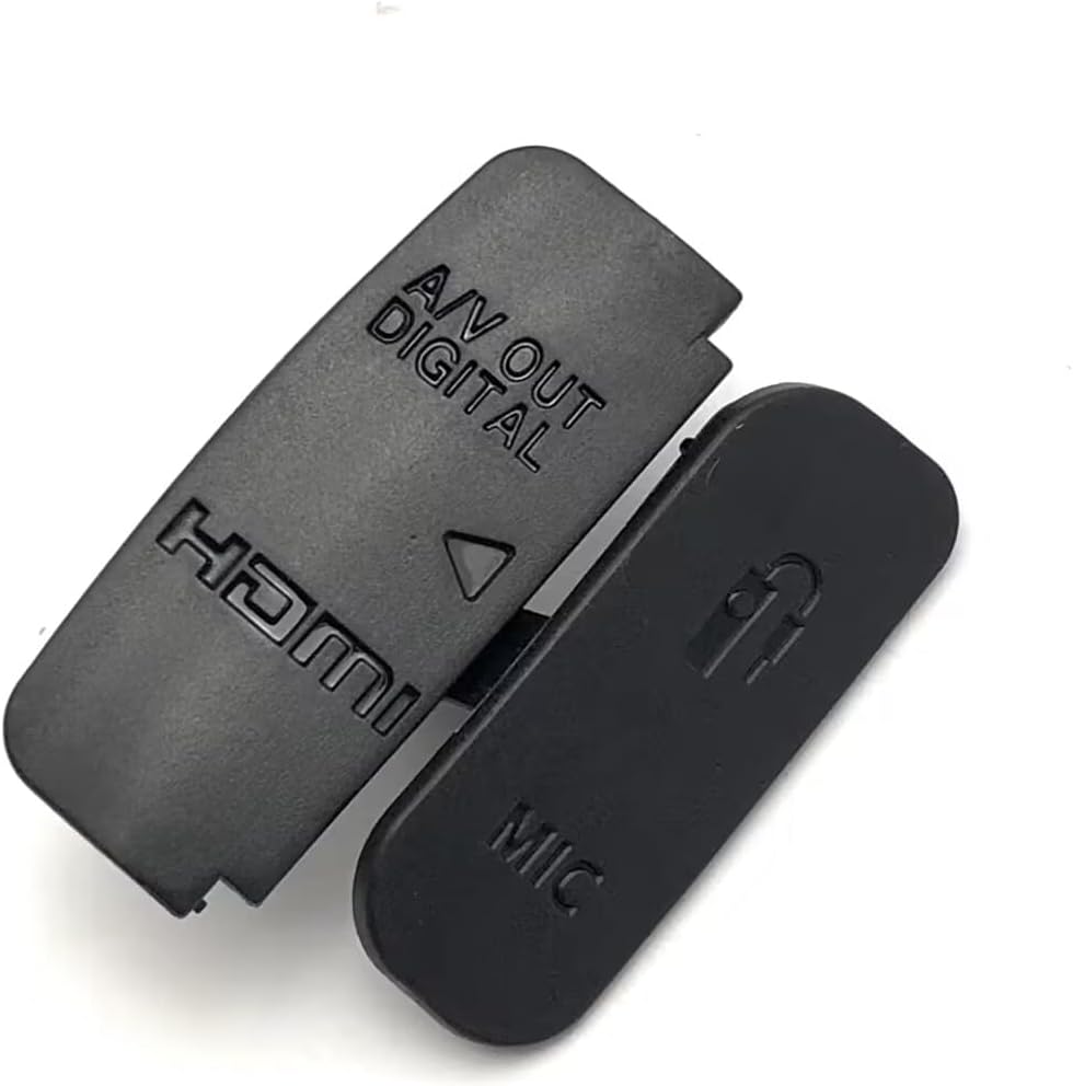 1 Set USB Interface MIC Rubber Cover Cap for Canon 6D 6D2 80D 60D 650D 600D 700D 750D 77D 800D 70D 7D 7D2 Camera Repair Part (600D USB Rubber Cover Cap)