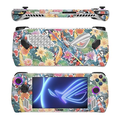 Image of MightySkins Glossy Glitter Skin Compatible with Asus ROG Ally - Koi Pond | Protective, Durable High-Gloss Glitter Finish | Easy to Apply, Remove, and Change Styles
