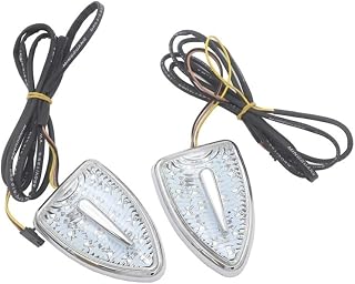 Luces Indicador de Señal de Giro Luces indicadoras aerodinámicas para cabeza de motocicleta de 12V, señal de giro roja para GL1800 para Goldwing para GL 1800 para F6B 2012-2017