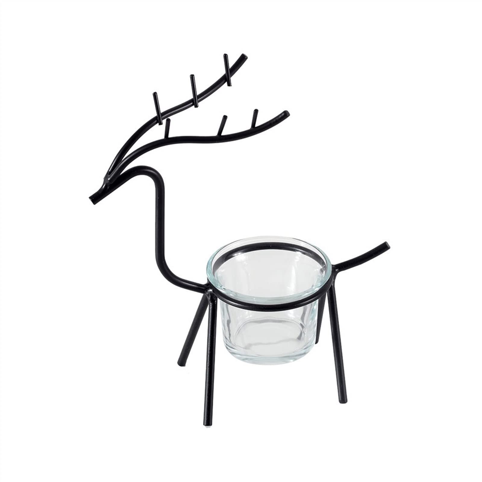 Bougeoir cerf créatif pour décoration de salon et dîner romantique réussi
