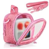 Fenêtre transparente : l'étui de rangement dispose d'une poche principale transparente pour une visualisation facile, et dispose également d'une poche arrière zippée pour les cartes, les câbles et les petits accessoires; Il est compatible avec Yoto Mini (2024 Edition)*, *notre produit n'est pas lié à la marque mentionnée