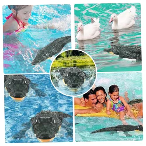 Piscine réaliste RC étanche alligator jouet télécommandé robuste - 3
