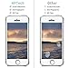 HPTech 2-Pack Tempered Glass For iPhone SE 2016, iPhone 5S, iPhone 5, iPhone 5C Screen Protector, Easy to Install, Bubble Free, 9H Hardness