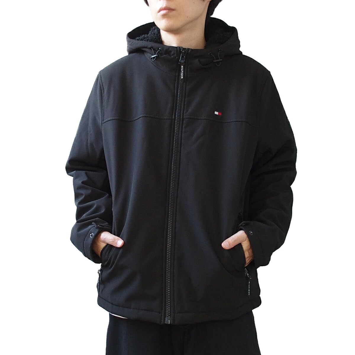 [トミーヒルフィガー] 裏ボア ジャケット SOFTSHELL PERFORMANCE HOODY JACKET [156AP477] [並行輸入品]