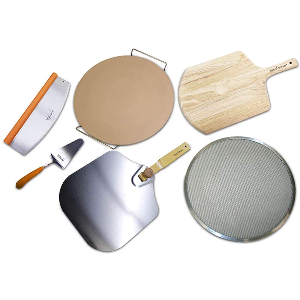 Vision Grills VG-CCAPPZA61 6-Piece Pizza Kit Combo Set Grill Accessory