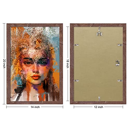 Ymond Rustic Picture Frame 12X18 Poster Frame Photos Frame 12 By 18 Picture Frame For Home, Library, Gallery, Museum, Café, Restaurant #TOP1