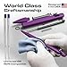 BASTION Aluminum Bolt Action HyperBolt Pen - CNC Machined Lightweight EDC Writing Tool, Refillable, Premium Gift Pen for Women & Professionals - Purple Slim