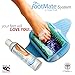 Foot Scrubbing Hygiene Product Set Color Blue/Teal