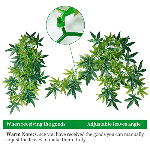 Image of 30cm /12in Aquarium Decorations Plants Artificial Fake Plastic Water Grass Plants for Fish Tank Aquarium Decor Artificial Hanging Plants