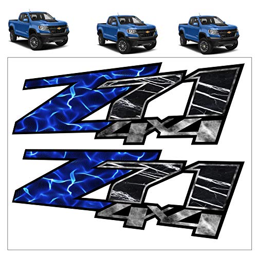 Weekly Top Sale DECALS1ONE Z71 4x4 Off Road Decals Chevy Truck Bed