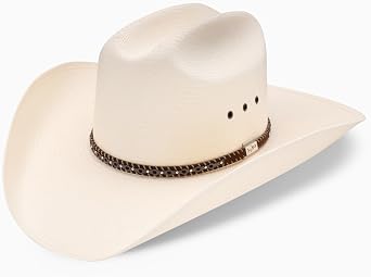 RESISTOL 10X El Rey Mens Straw Cowboy Hat