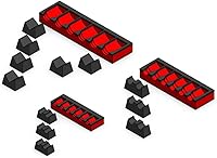 Vista 4 de MagAttach Organizadores de Extensión de Dados (1/2", Negro/Negro)