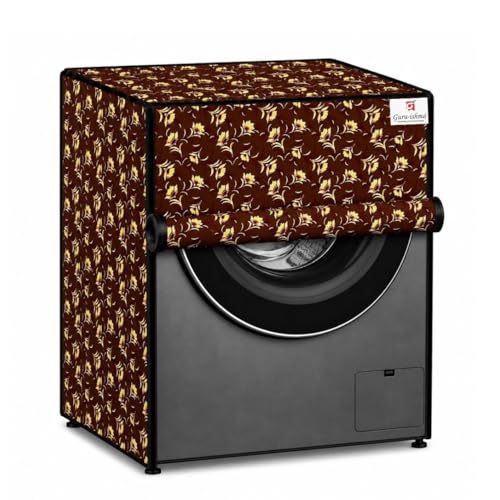 Image of Front Load Fully Automatic Washing Machine Cover for 8.5kg to 10kg | Waterproof & Dustproof Polyester Cover with Zip Closure | Suitable with Samsung, IFB, LG, Bosch & More (67 x 67 x 87 cm)