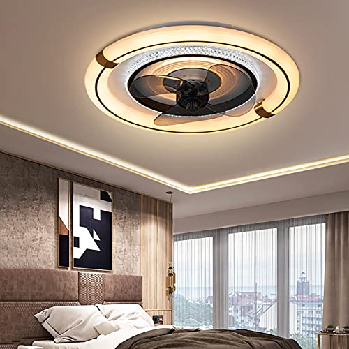 Ventilateur de plafond avec télécommande 60W à 3 vitesses réglables - 2