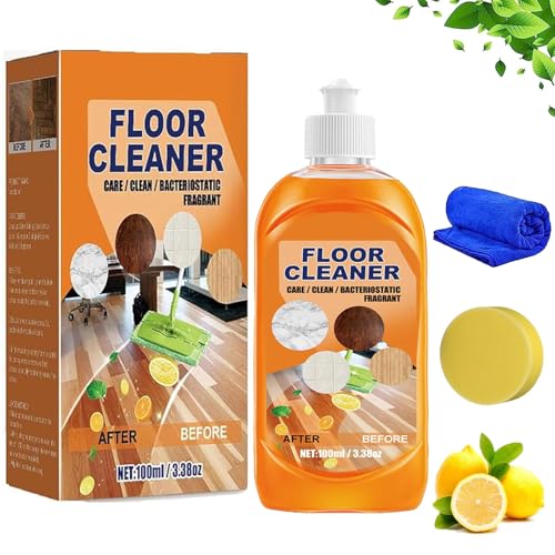 LXCJZY Life Sunny Floor Cleaner, Lifesunny Floor Cleaner, Powerful Decontamination Floor Cleaner, Multipurpose Cleaning Concentrate, Household Floor Cleaner For Wood (1, 1pcs)