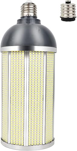 Intpro Bombilla LED de 100 W, luz de maíz LED, luz de garaje Lmap 10000LM E26 E39 5000 K 85 V  265 V, luces LED superbrillantes para sótano para