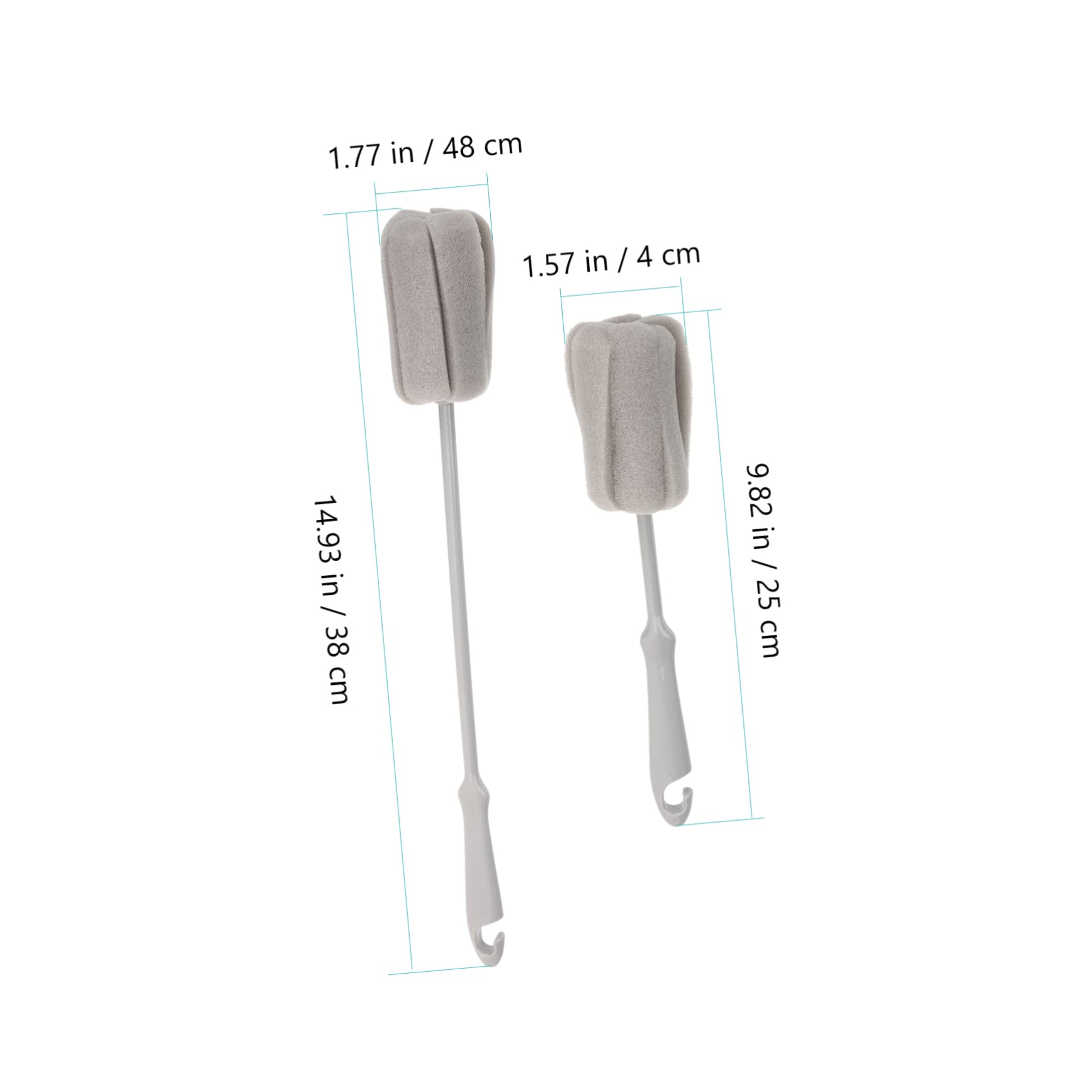 esponjas, 4 esponjas de Limpieza Cocina, Cepillo Esponja for Botellas Agua, for Lavar Platos